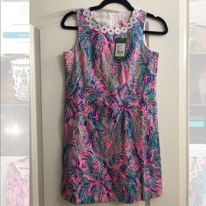 Mini Mila Shift Dress in Pink Sunset Coco Breeze